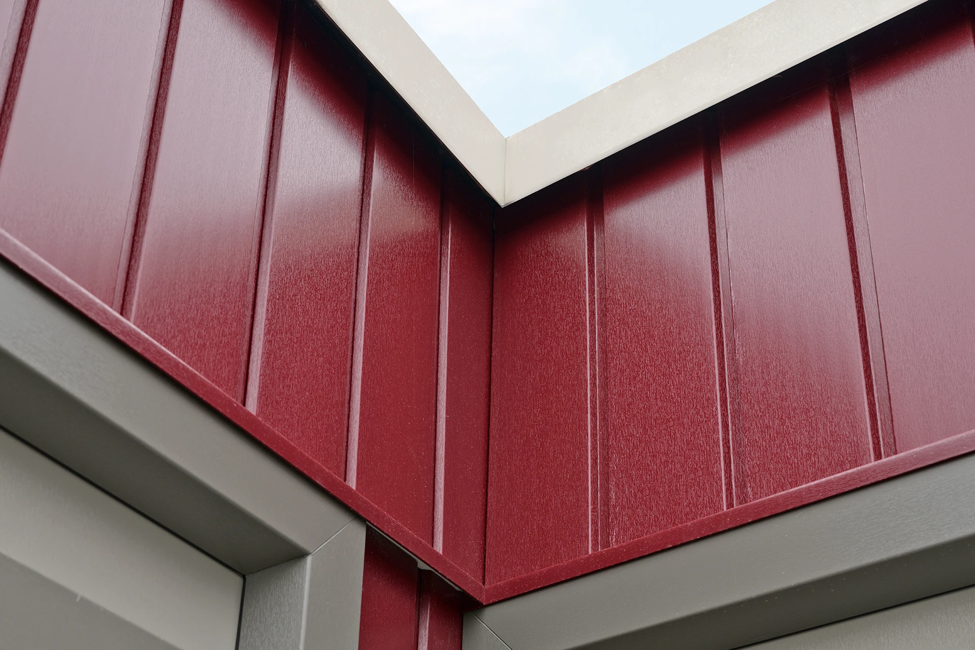 colordeck rode gevelbekleding
